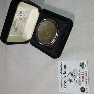 Troy Aikman NFL Collector's Coin Avon Gift Collection